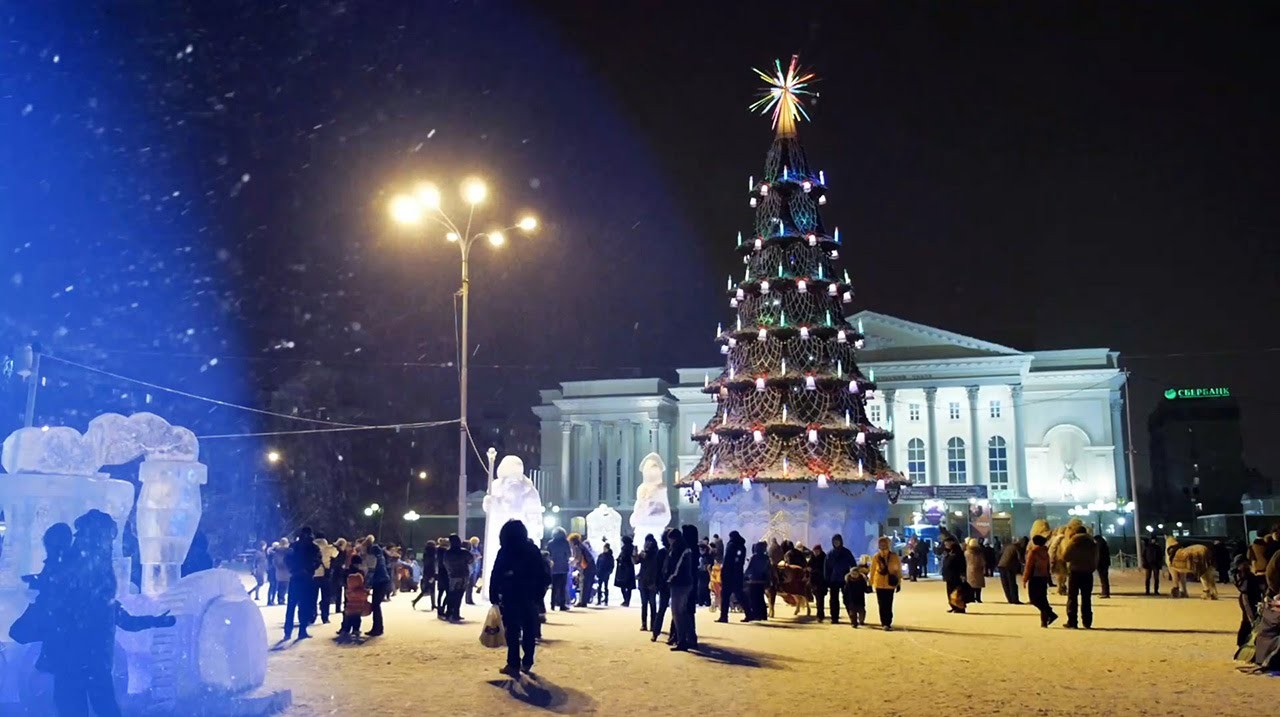 Новый 2019 год в Тюмени фото